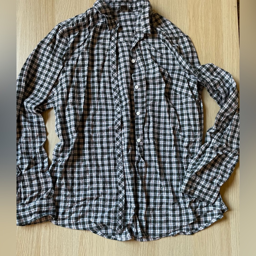 🪩 LAST CHANCE - Eddie Bauer Purple Flannel - Picture 2 of 3